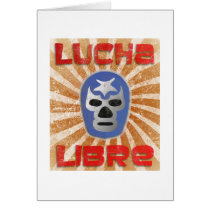 Lucha Libre Mexican Wrestling Card