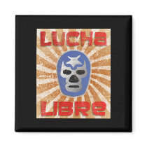 Lucha Libre Mexican Wrestling magnets