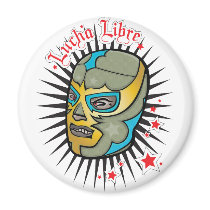 Lucha Libre Mexican Wrestling Mask magnets
