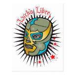 Lucha Libre Mexican Wrestling Mask Post Cards