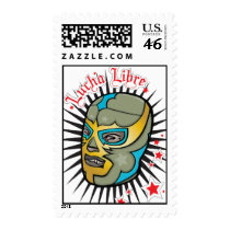 Lucha Libre Mexican Wrestling Mask postage
