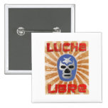 Lucha Libre Mexican Wrestling Pinback Button