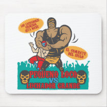 Luchador Noche mousepads