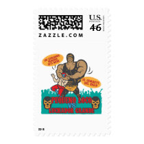 Luchador Noche postage