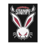 Luci the grumpy stompy postcard