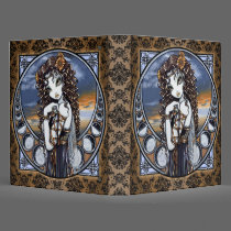 "Lucia" Gothic Flower Moon Fairy Art Binder