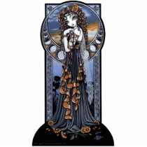 "Lucia" Gothic Flower Moon Fairy Art photo sculptures by mykajelina "Lucia" Gothic Flower Moon Fairy Art photo sculptures