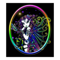 "Lucidia" Crystal Rainbow Fairy posters by mykajelina "Lucidia" Crystal Rainbow Fairy posters