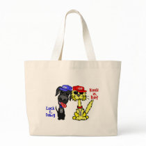 Luck E. Dawg and Kooli O. Kat - Bag by lk_dawgpound Luck E. Dawg and Kooli O. Kat - Bag