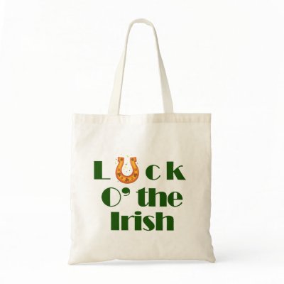 Luck o the irish canvas bag Zazzle_bag