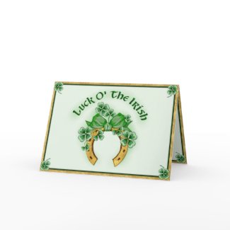 Luck O' The Irish card