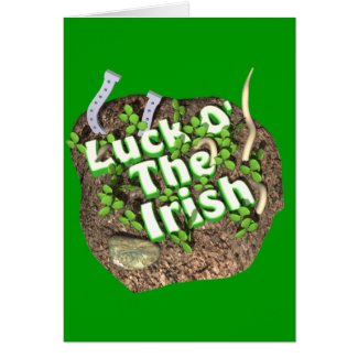 Luck O The Irish Cards card