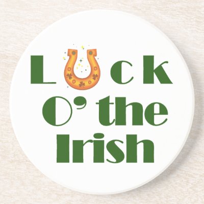 Luck o the irish coaster Zazzle_coaster Luck o the irish coaster Zazzle_coaster