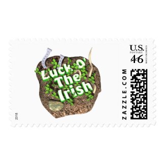 Luck O The Irish Gift stamp