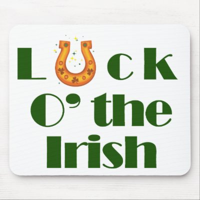 Luck o the irish mouse pads Zazzle_mousepad Luck o the irish mouse pads Zazzle_mousepad