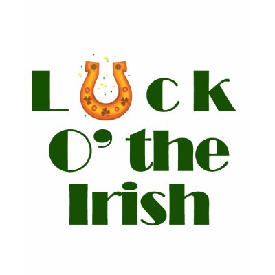 Luck o the irish tees Zazzle_shirt