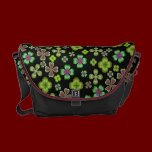 Luck of the Irish Clover Rickshaw Messenger Bag messenger bags