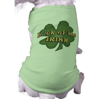 Luck of the Irish Dog Shirt petshirt