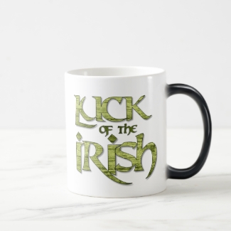 Luck of the Irish Green St Patrick's Day Magic Mug