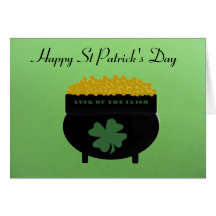 Luck  of the  Irish greeting card