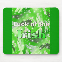 Luck of the Irish mousepads by dndartstudio Luck of the Irish mousepads