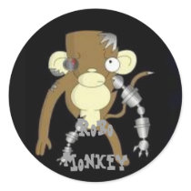 LUCK Robo Monkey stickers