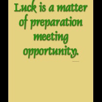 Luck... t-shirts