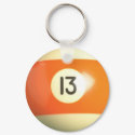 Lucky 13 keychains