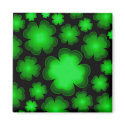 Lucky 23 Four Leaf Clover Magnet by JaZilla Lucky 23 Four Leaf Clover Magnet