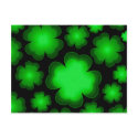 Lucky 23 Four Leaf Clover Postcard by JaZilla Lucky 23 Four Leaf Clover Postcard