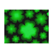 Lucky 23 Four Leaf Clover Postcard by JaZilla Lucky 23 Four Leaf Clover Postcard