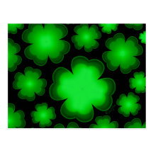 Lucky 23 Four Leaf Clover Postcard