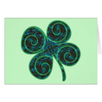 Lucky 4 Leaf Clover cards