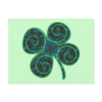Lucky 4 Leaf Clover postcards