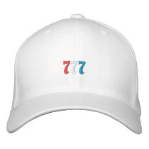 Lucky 777 Embroidered Hat embroidered hats by imperfectiomism Lucky 777 Embroidered Hat embroidered hats
