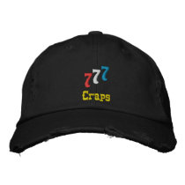 Lucky 777 Embroidered Hat embroidered hats by imperfectiomism Lucky 777 Embroidered Hat embroidered hats