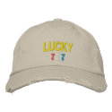 Lucky 777 Embroidered Hat embroidered hats