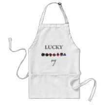 Lucky 7 aprons