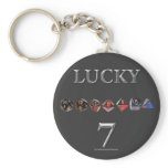 Lucky 7 keychains