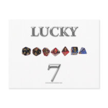 Lucky 7 postcards