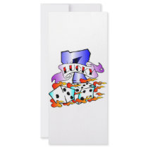 Lucky 7 w/ Dice rack cards by Mustang_Lady Lucky 7 w/ Dice rack cards