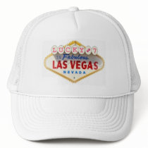 Lucky 7 with Pink Dice In Fabulous Las Vegas Cap hats
