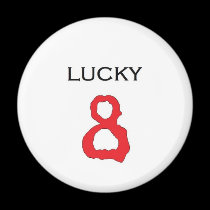 Lucky 8 Magnet by waynetully Lucky 8 Magnet