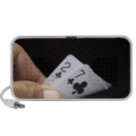 Lucky 9s - 2 & 7 of Clubs Laptop Speaker