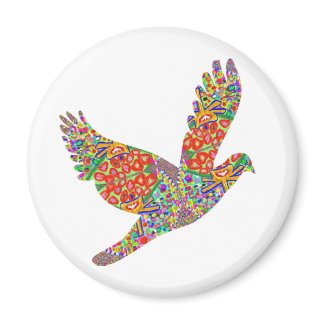 LUCKY Angel Bird magnet