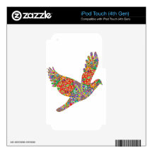 Lucky ANGEL Bird - Perfect Goodluck GIFT iPod Touch 4G Skins