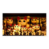 Lucky Beconing Kitty posters by KristensDesigns Lucky Beconing Kitty posters