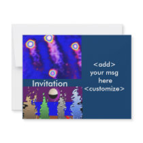 LUCKY Blue Stars Custom Invites