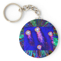 LUCKY Blue Stars Keychain