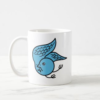 Lucky Bluebird mug